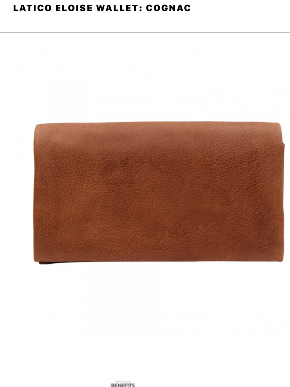 Latico Cognac Leather Wallet
